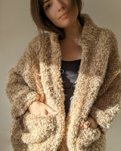 Veste polaire nounours | Veste douillette en Teddy Dear de Gepard Garn