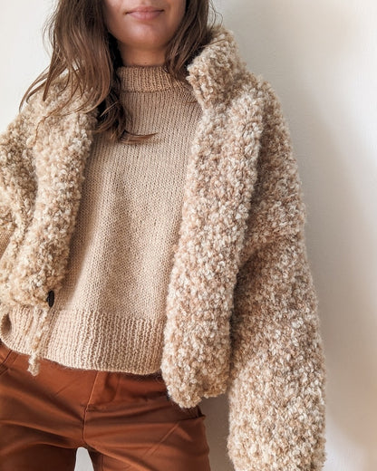 Veste polaire nounours | Veste douillette en Teddy Dear de Gepard Garn