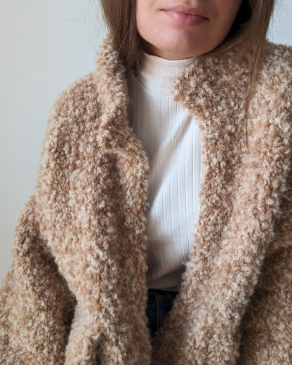 Veste polaire nounours | Veste douillette en Teddy Dear de Gepard Garn
