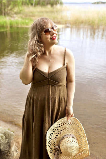 Summer Fling | robe d'été fluide en Pure Silk de Knitting for Olive