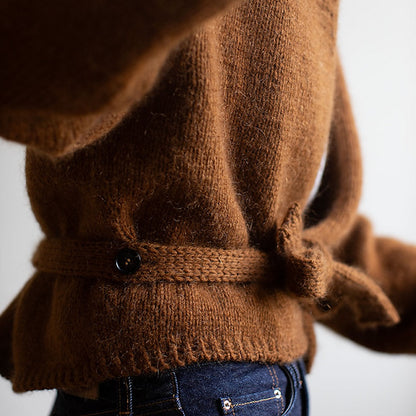 Fold Wrap | naisellinen atlas- ja Tynn Silk Mohair -kietaisutakki Sandnes Garnilta