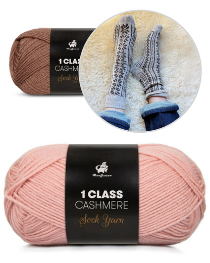 Apricity Socks | love letter to winter from 1 Class Cashmere by Mayflower Denmark