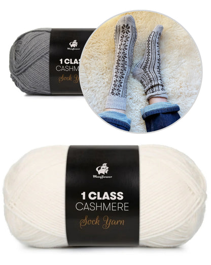 Apricity Socks | love letter to winter from 1 Class Cashmere by Mayflower Denmark
