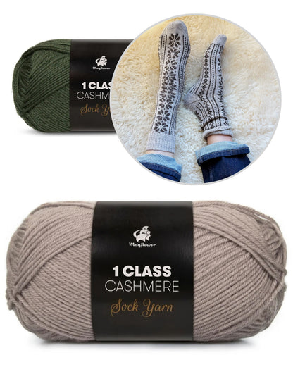 Apricity Socks | love letter to winter from 1 Class Cashmere by Mayflower Denmark