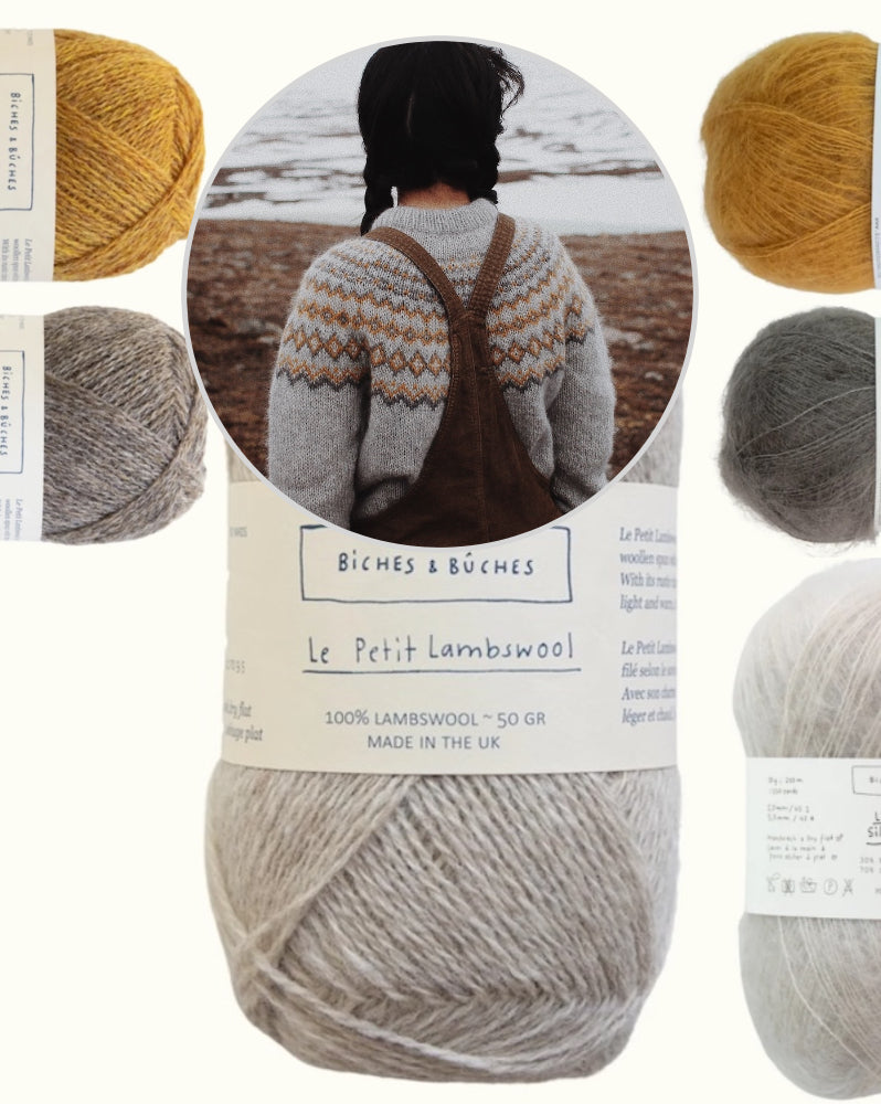 Arctic Spring Sweater | til evigt brug i Le Petit Lambswool og Le Petit Silk & Mohair fra Biches & Bûches