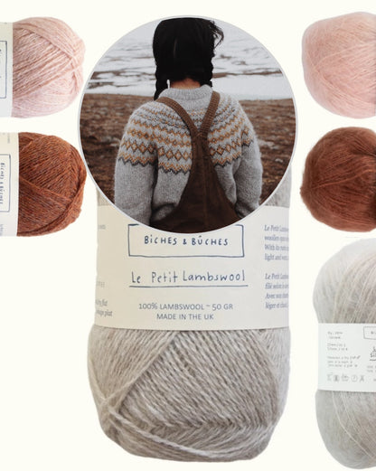 Arctic Spring Sweater | til evigt brug i Le Petit Lambswool og Le Petit Silk & Mohair fra Biches & Bûches