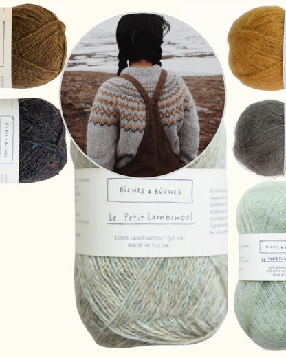 Arctic Spring Sweater | til evigt brug i Le Petit Lambswool og Le Petit Silk & Mohair fra Biches & Bûches