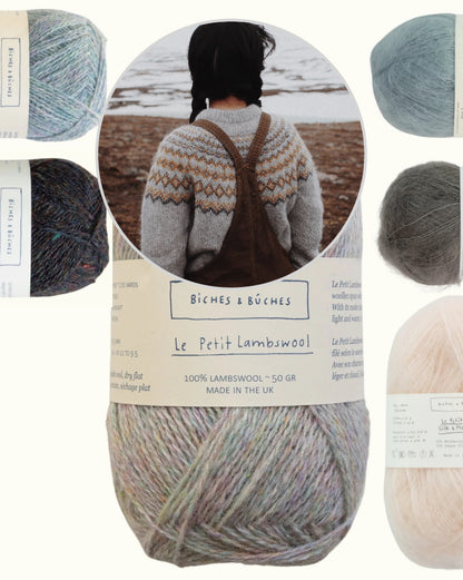 Arctic Spring Sweater | til evigt brug i Le Petit Lambswool og Le Petit Silk & Mohair fra Biches & Bûches