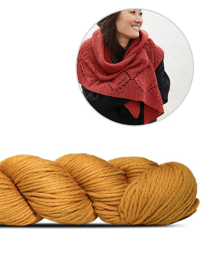 Ating | afslappet mønster i Big Merino Hug fra Rosy Green Wool