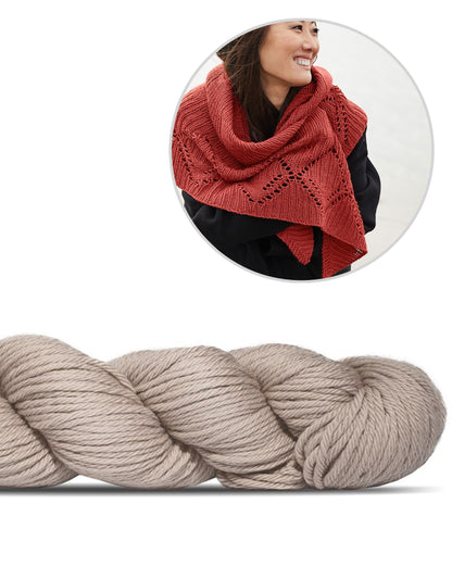 Ating | afslappet mønster i Big Merino Hug fra Rosy Green Wool