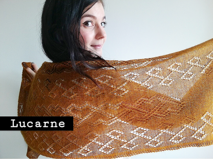 Lucarne Scarf | fint hulmønster - super blød i Alpaca Lace fra Pascuali
