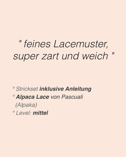 Lucarne Scarf | fint hulmønster - super blød i Alpaca Lace fra Pascuali