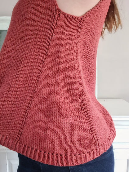 Liserne Top | fine A-line made of Pure Silk by Knitting for Olive