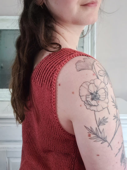 Liserne Top | fine A-line made of Pure Silk by Knitting for Olive