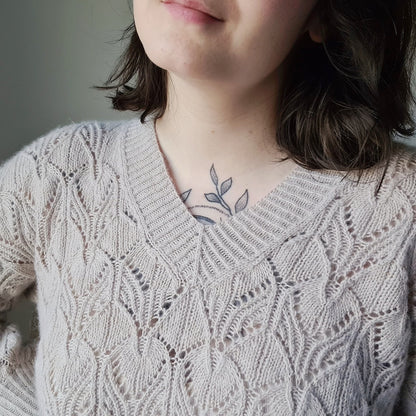 Audrey Borrego Oleander Sweater mit Ecopuno von Lana Grossa 5
