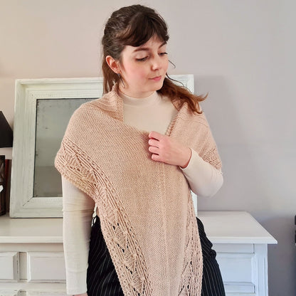 Lettie Tuch | motif graphique en Alpaca Ull de Sandnes Garn