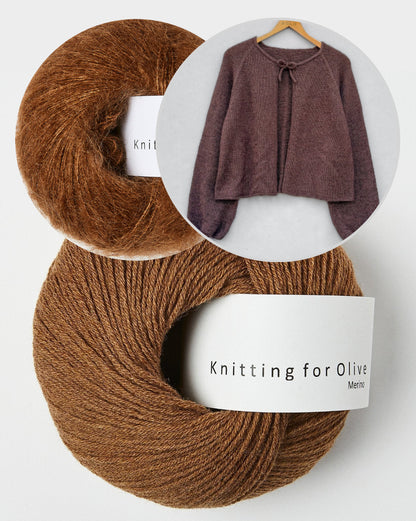 Audrey Cardigan von Knitting for Olive mit Merino und Soft Silk Mohair 5