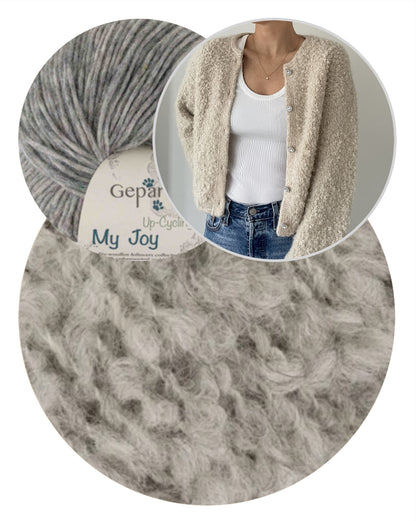 Coco Amour Knitwear Audrey Jacket mit Teddy Dear und My Joy von Gepard Garn 11