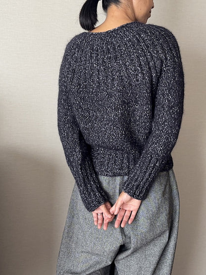 Yukiho Sweater | blød og enkel i Le Coton & Alpaca fra Biches & Bûches
