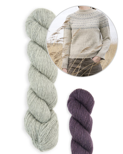 Pull Balsam | délicat motif norvégien en Sheepsoft DK de Bramble & Fleece