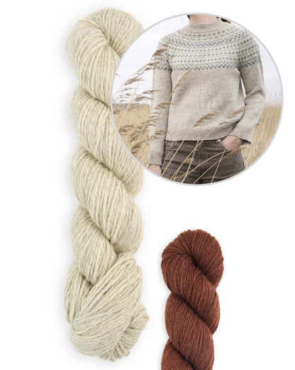 Pull Balsam | délicat motif norvégien en Sheepsoft DK de Bramble & Fleece