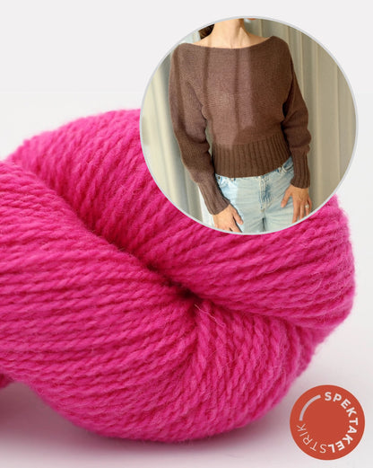 Maglione Barbara | maniche a pipistrello in Semilla Melange di BC Garn
