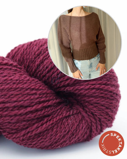 Maglione Barbara | maniche a pipistrello in Semilla Melange di BC Garn