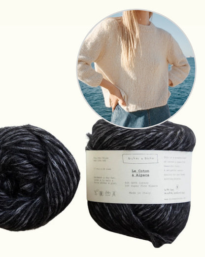 Beach Day Jumper | fluffy soft summer sweater from Le Coton & Alpaca by Biches & Bûches