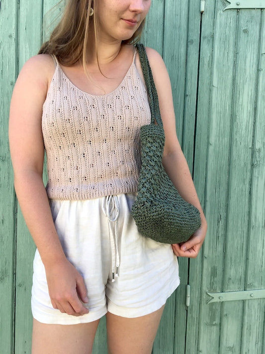 August Lace Camisole von Bella Helms mit Pure Silk von Knitting for Olive 1