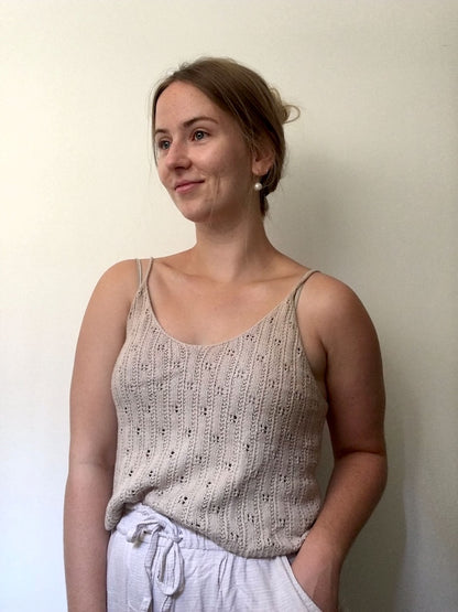 August Lace Camisole von Bella Helms mit Pure Silk von Knitting for Olive 4