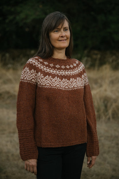 Maglione n. 89 | motivo classico e raffinato in lana di agnello Le Lambswool di Biches & Bûches
