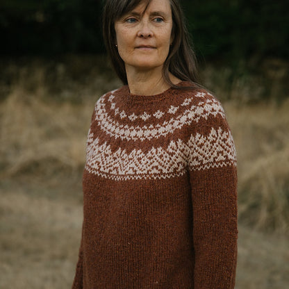 Maglione n. 89 | motivo classico e raffinato in lana di agnello Le Lambswool di Biches & Bûches