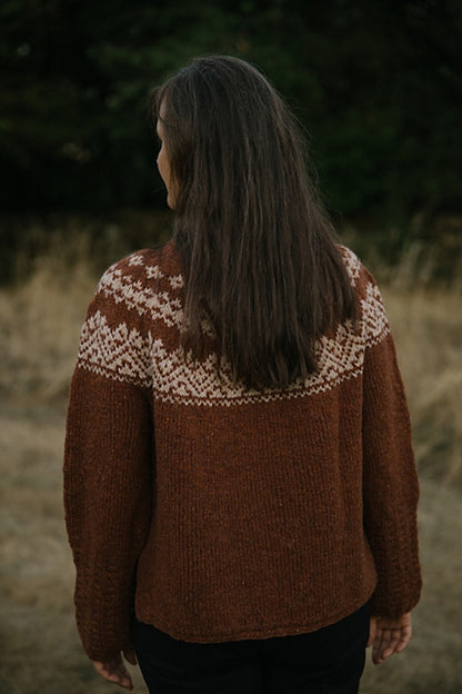 Maglione n. 89 | motivo classico e raffinato in lana di agnello Le Lambswool di Biches & Bûches