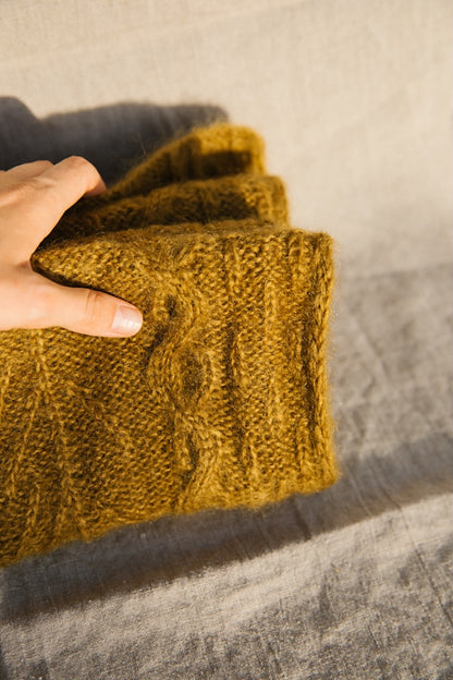 Havu Shawl | florales Muster aus Le Gros Silk & Mohair von Biches & Bûches