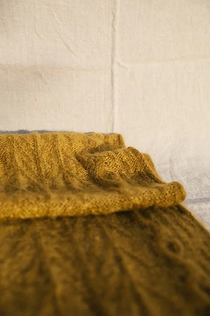 Havu Shawl | florales Muster aus Le Gros Silk & Mohair von Biches & Bûches