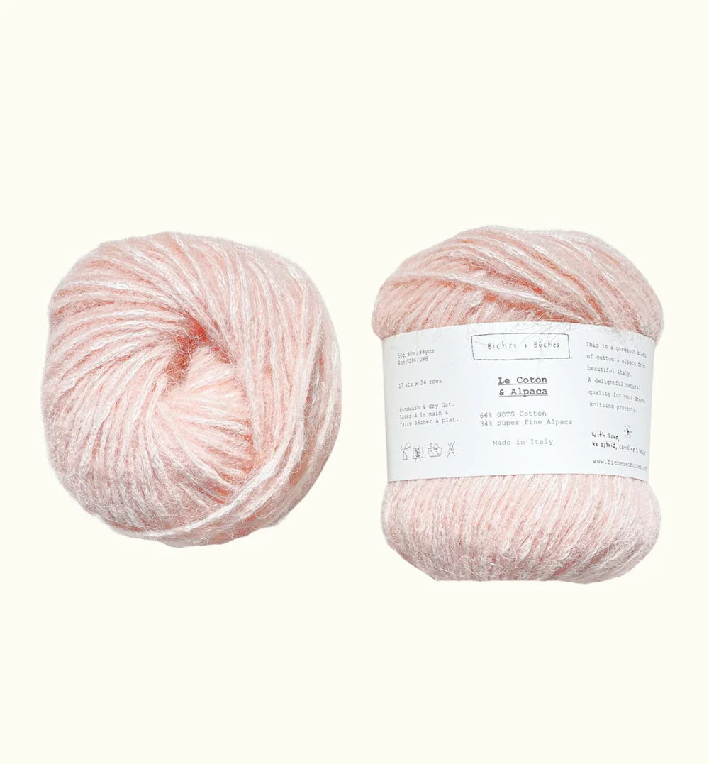 Le Coton & Alpaca | fantastically light dream yarn made from cotton and alpaca