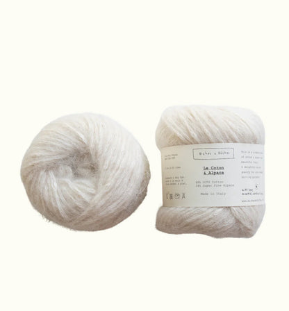 Le Coton & Alpaca | fantastically light dream yarn made from cotton and alpaca