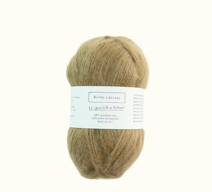 Biches & Bûches Le Gros Silk & Mohair Farbe soft gold