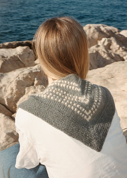 Seaside Shawl | burvīga šalle no Le Lambswool un Le Gros Silk & Mohair dzijas, ko ražo Biches & Bûches