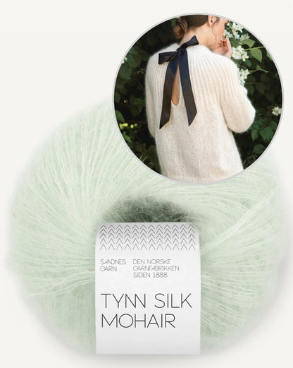Big Bow Sweater | verführerisch zarter Pullover aus Tynn Silk Mohair von Sandnes Garn