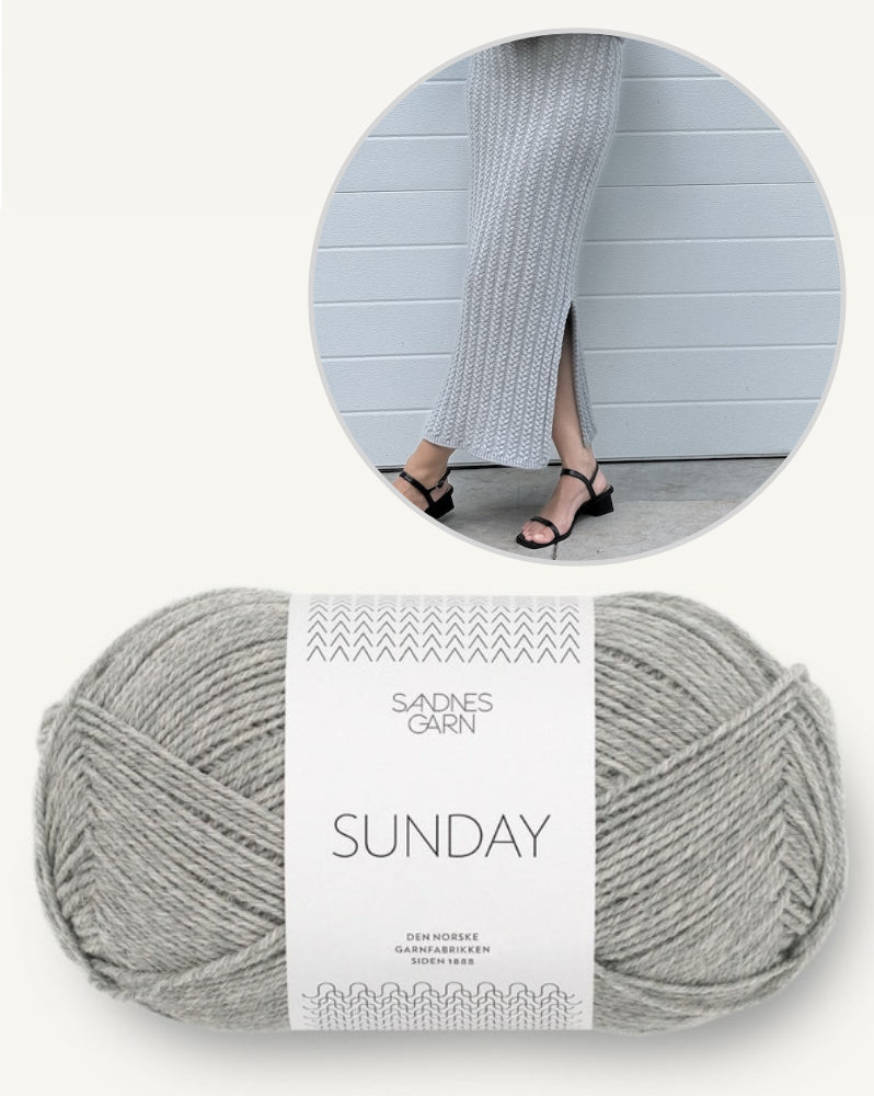 Knitonomy Bloomfield Skirt mit Sunday von Sandnes Garn 8