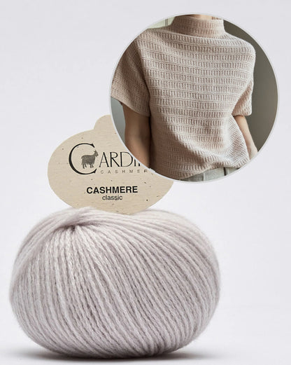Chemisier n° 3 | Motif texturé en Classic Cashmere de Cardiff – une douceur de rêve