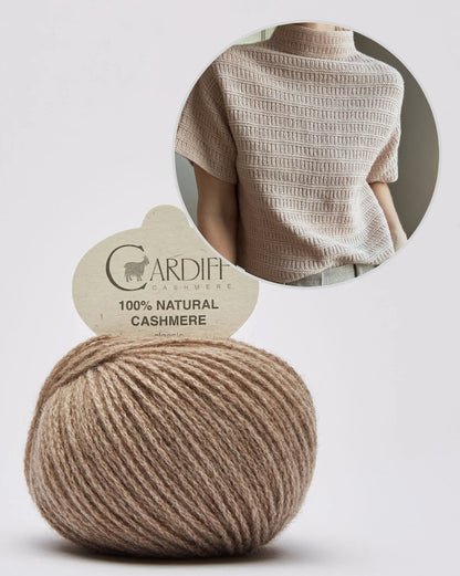 Chemisier n° 3 | Motif texturé en Classic Cashmere de Cardiff – une douceur de rêve
