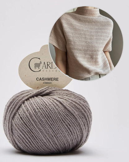 Chemisier n° 3 | Motif texturé en Classic Cashmere de Cardiff – une douceur de rêve