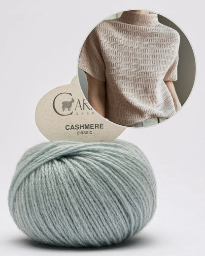 Chemisier n° 3 | Motif texturé en Classic Cashmere de Cardiff – une douceur de rêve