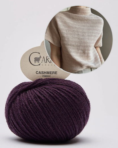 Chemisier n° 3 | Motif texturé en Classic Cashmere de Cardiff – une douceur de rêve