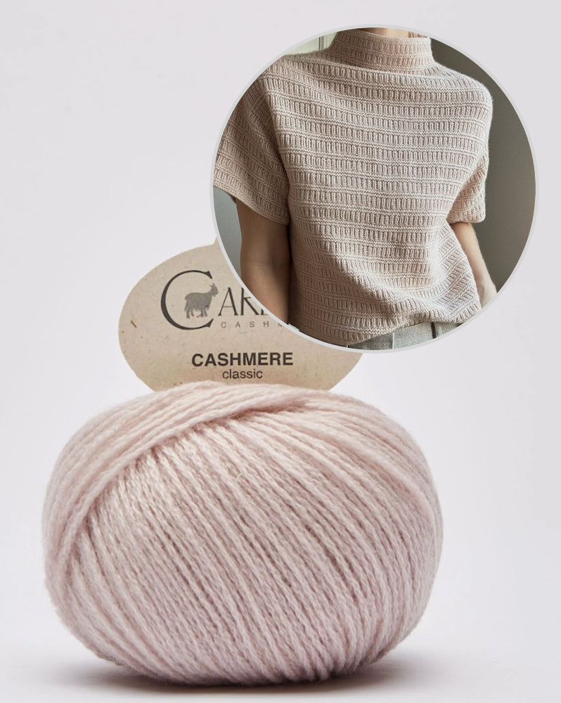 Chemisier n° 3 | Motif texturé en Classic Cashmere de Cardiff – une douceur de rêve