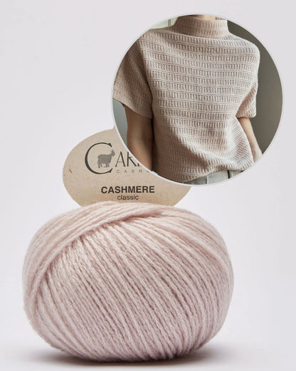 Chemisier n° 3 | Motif texturé en Classic Cashmere de Cardiff – une douceur de rêve