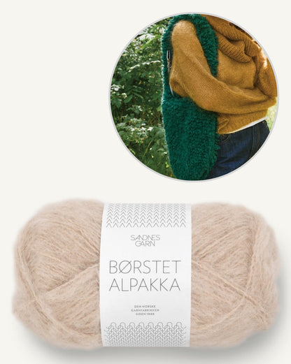 Sac bohème | crocheté en Borstet Alpakka de Sandnes Garn 2507 - DIY