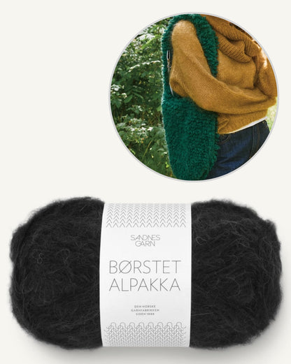 Sac bohème | crocheté en Borstet Alpakka de Sandnes Garn 2507 - DIY